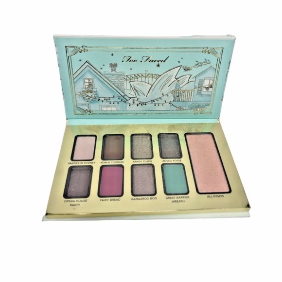 Too Faced Christmas around the World eye and cheek palettes NEW - Picture 3 of 5